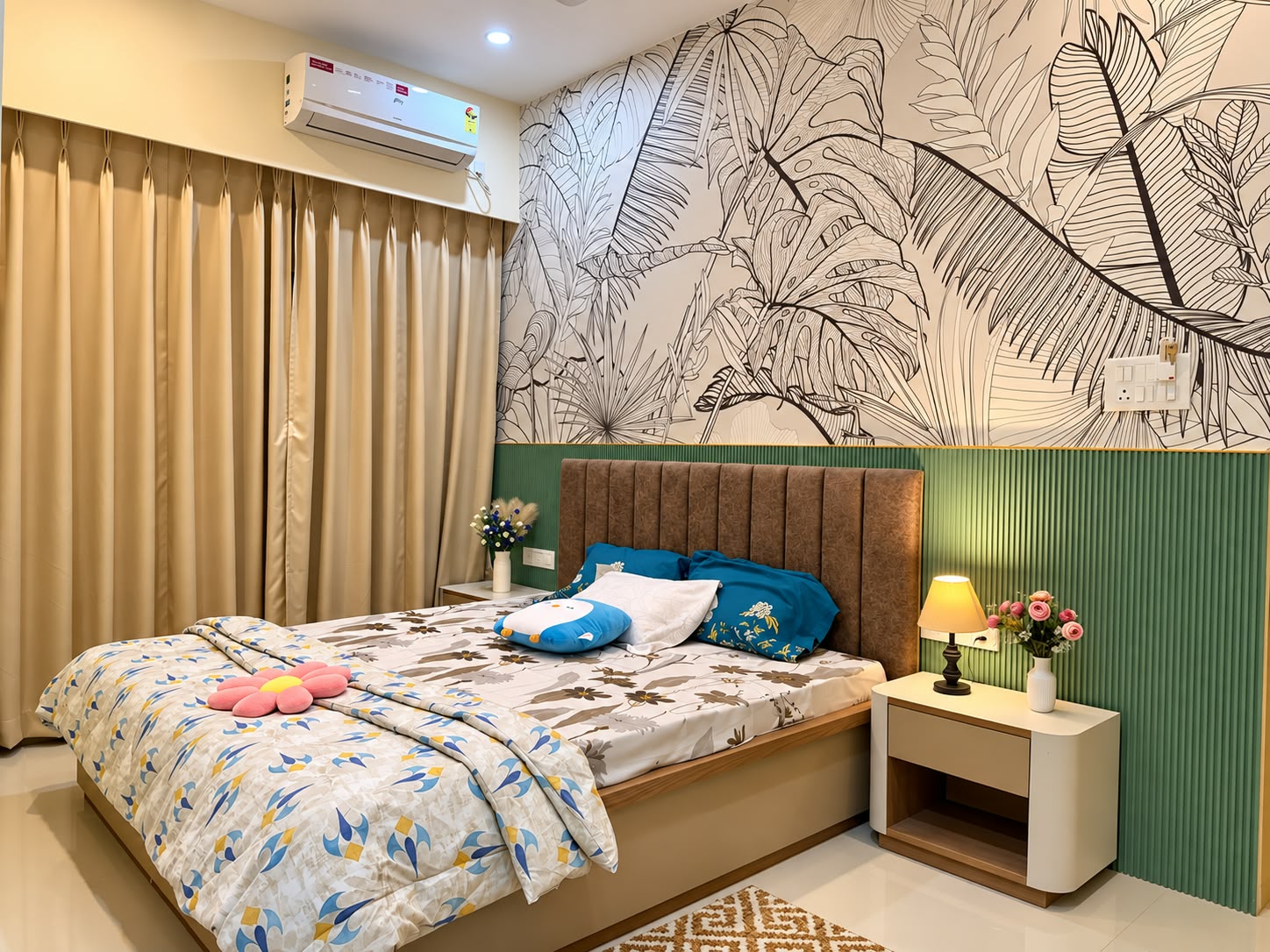Cozy 2BHK Master Bedroom
