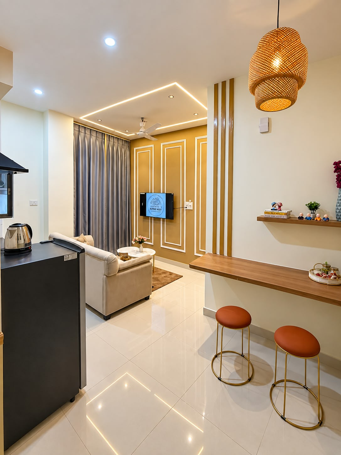 Cozy 2BHK Bathroom